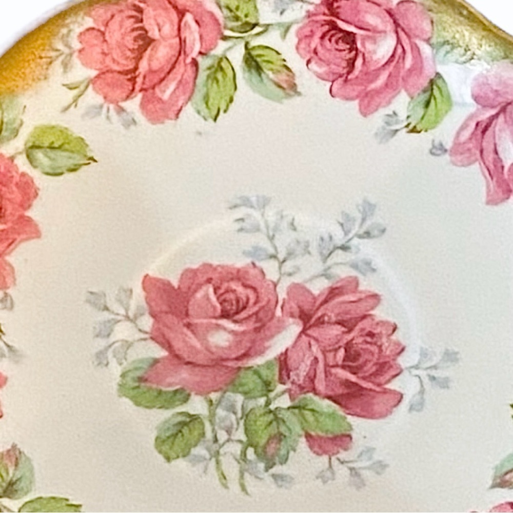 Vintage Bell England Fine Bone China Trinket Dish Lady Alexander Rose Romantic - Picture 4 of 9